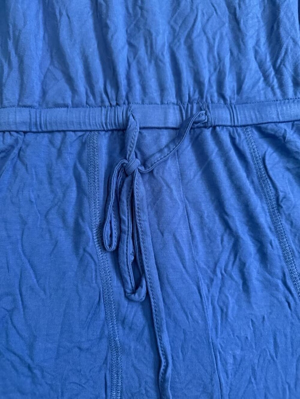 Women_s Blue Scoop Neck